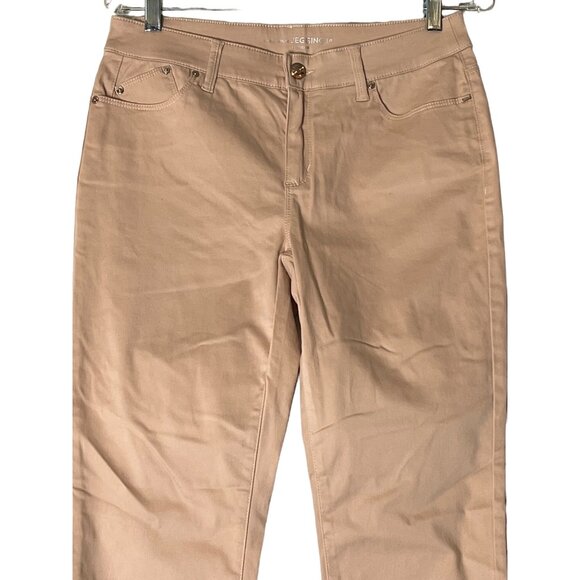 Chico's Platinum Jegging Stretch Pants Size Chico 0.5R ( US Small 6) Tan Beige - Picture 2 of 9